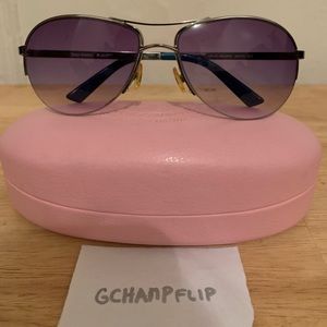 Juicy Couture Aviator Vintage Women’s Silver Sunglasses